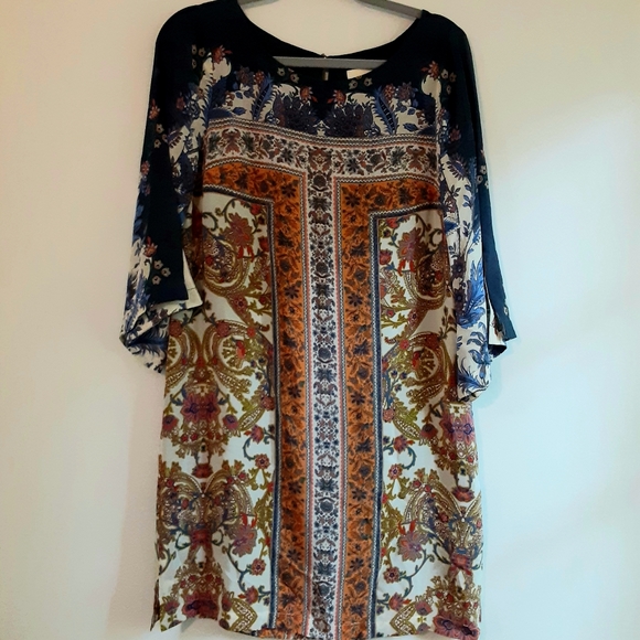 Maeve Barcelona Silk Dress Size 6 - Picture 3 of 7